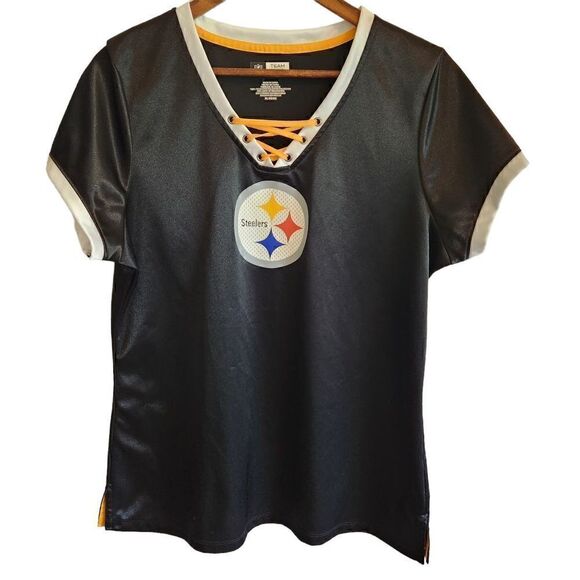 NFL Tops - Nfl Women's Pittsburgh Steelers Football Top Size XL
